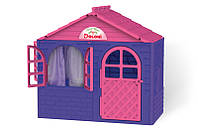 Дом детский игровой со шторками малый фиолетовый 02550/10 DOLONI