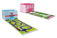 Кошик для іграшок YJ259210236-1-2 з ігровим дитячим килимком 38*25*25 см, 2 різновиди