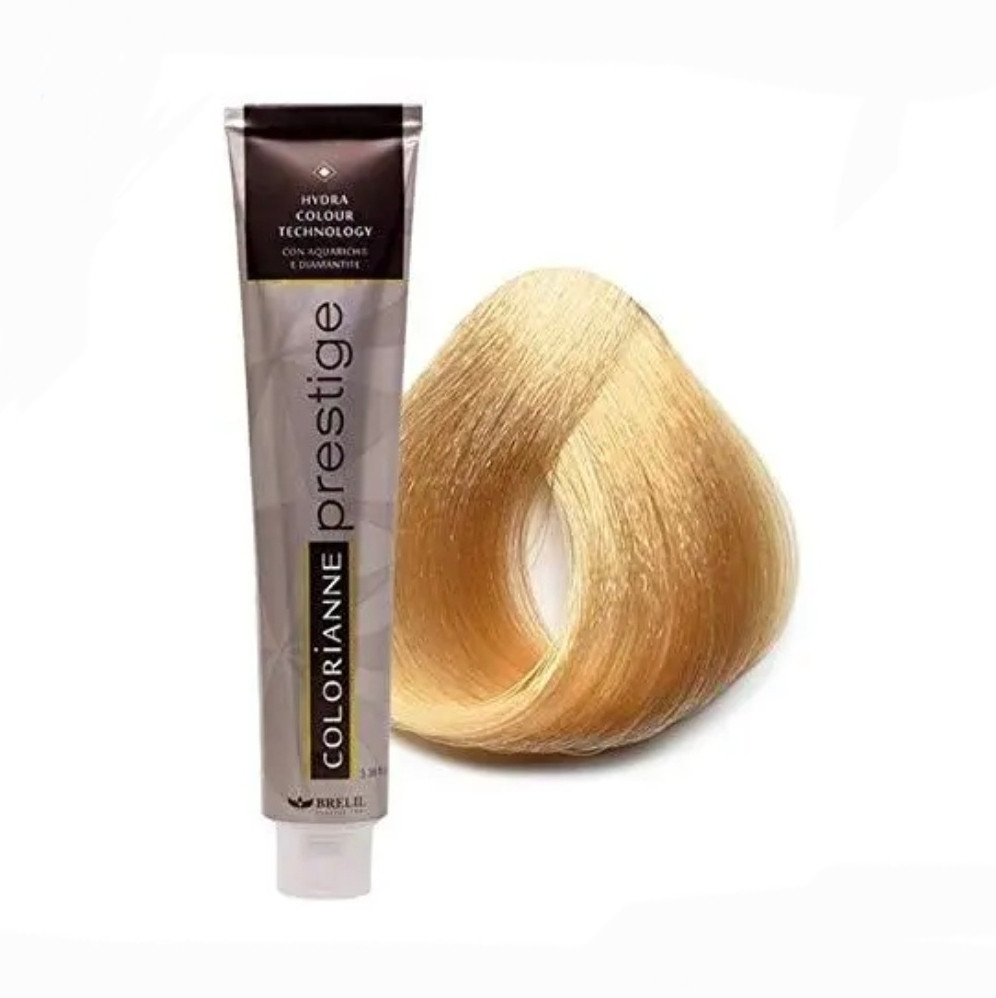 Фарба для волосся Brelil Professional Coloriane Prestige 10/30 ультрасвітлий золотистий блондин 100 мл