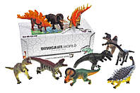 Набор игрушечных динозавров, в дисплее 10шт HY6777-6 р.43,5*22*17см