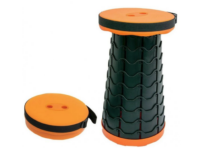 Cтул портативный складной Retractable Folding Stools (Black Orange)-ЛВP - фото 5 - id-p2032920929