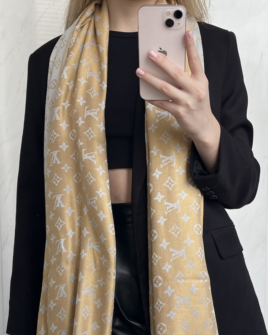 Шарф Louis Vuitton 180*70 см ,  платок Луи Витон