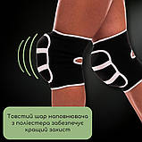 Наколінники спортивні для волейболу, Наколінники волейбольні трикотажні CHOICE 2 шт Чорний (FF-200), фото 5