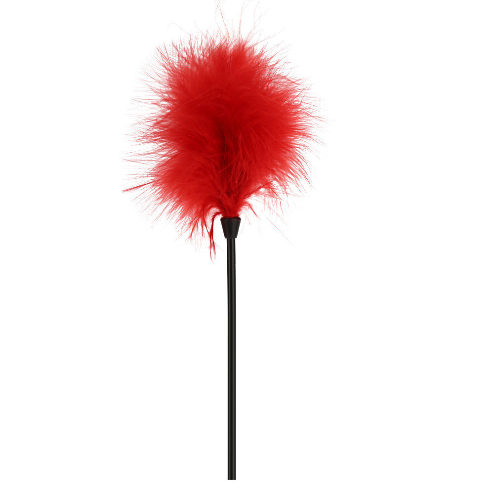 Лоскіт з пір'ям «Love tickler», колір червоний, фото 1