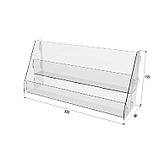 Товарна горка EKOSTAR на 2 комірки з акрила 330х155х96, фото 3