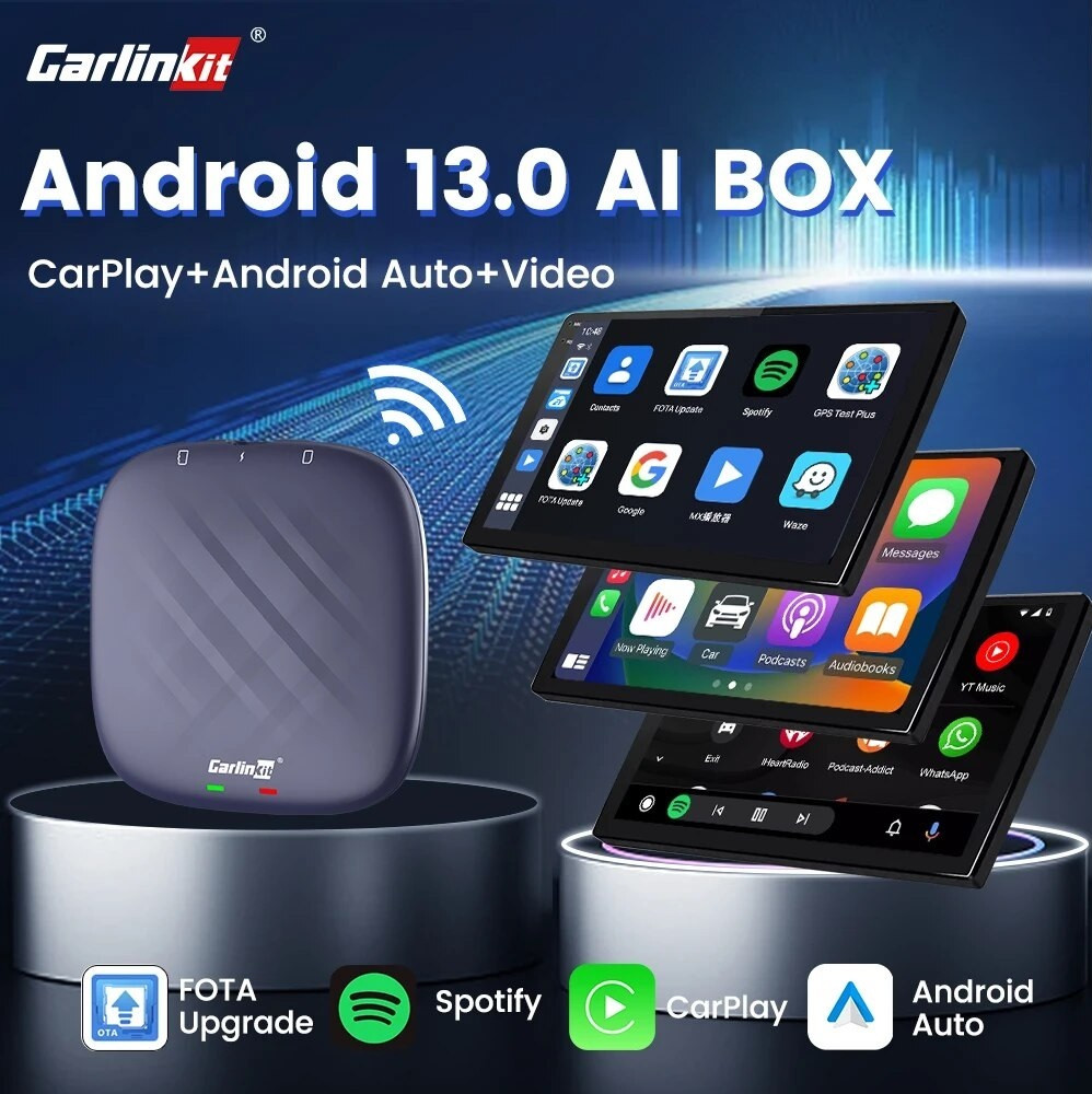 CarlinKit Box PLUS 4gb/64gb - YouTube/Netflix (Android 13.0)