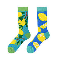 НОВИНКА! Супер Модні та яскраві шкарпетки для дівчат. Різнопарні шкарпетки в одному стилі. Лимон