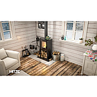 Сталева опалювальна піч Hitze CANE S (101.9 х 55 х 40 см), фото 4