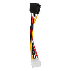 Атком живлення Molex-2Sata, 0,2 м (16148)