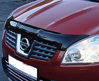 Дефлектор капота (мухобойка) Nissan Qashqai 2007-2010 (EGR)