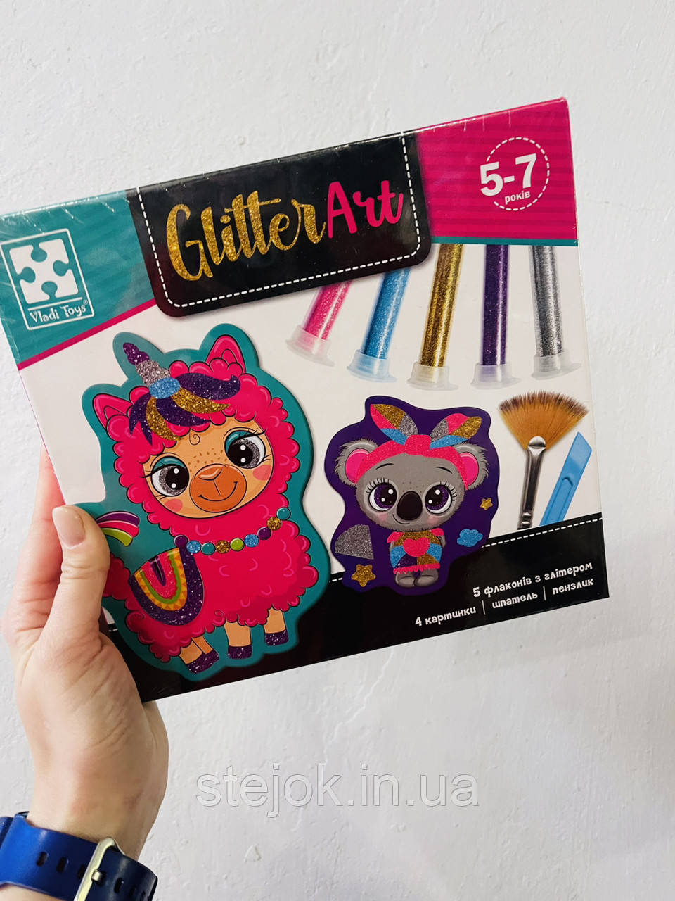 Набір для творчості "Strips Art. Блискучі звірята  VT4433-13, фото 1