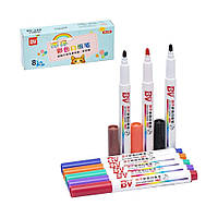 Набір кольорових маркерів 8 кольорів BV-188-8 для гладких поверхонь ssmag.com.ua