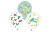 Повітряні кульки "Dino Party" асорті ТМ 'Твоя Забава' 50 шт.