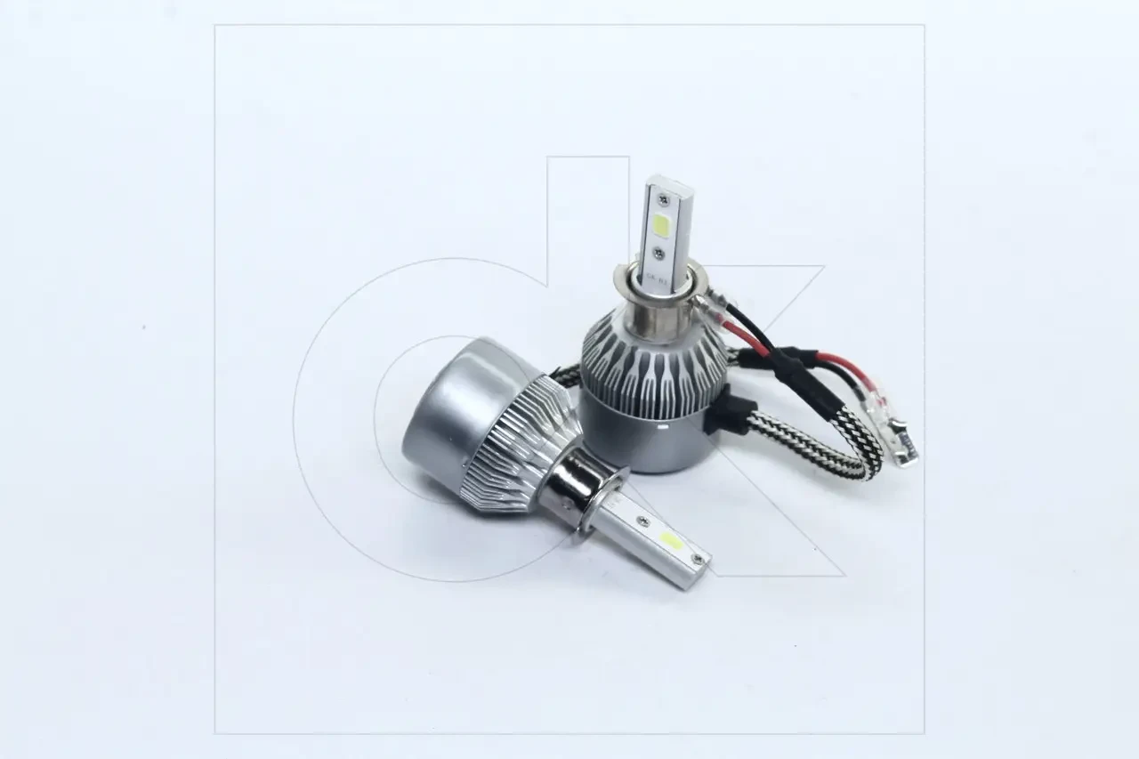 Лампа світлодіодна H 3 LED ДК 12 V 60 W 6500 K 7200 LM комплект DK-CLD-H3