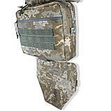 Напашник з малим фартухом 2-го класу захисту (ДСТУ 8782:2018) | Піксель ММ14 | Ukr shield, фото 2