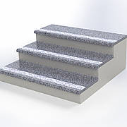 Сходи з Покостівського граніту 1000×300×20 з однією термополосою