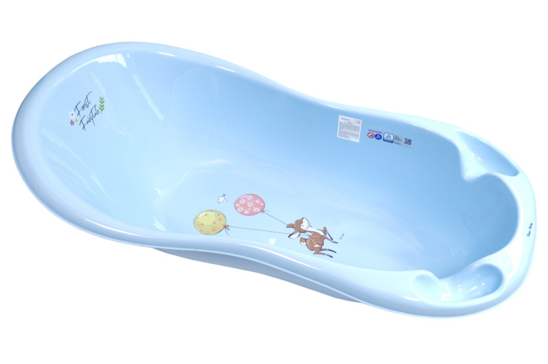 Ванночка детская "LUX Лесная сказка" 102 см (светло-синяя) FF-005-108 TEGA - фото 1 - id-p2032944003