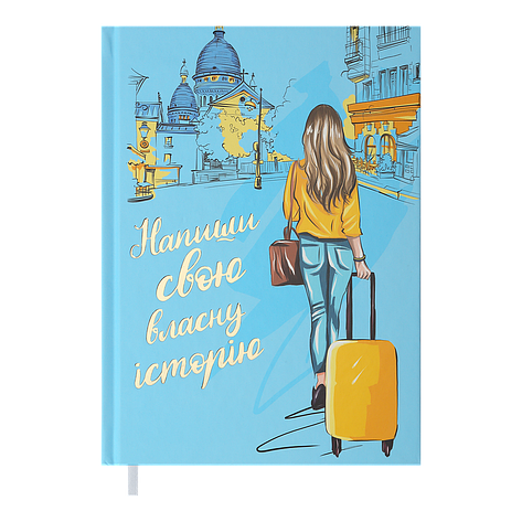 Щоденник недат WOMEN A5 блакитний, фото 1