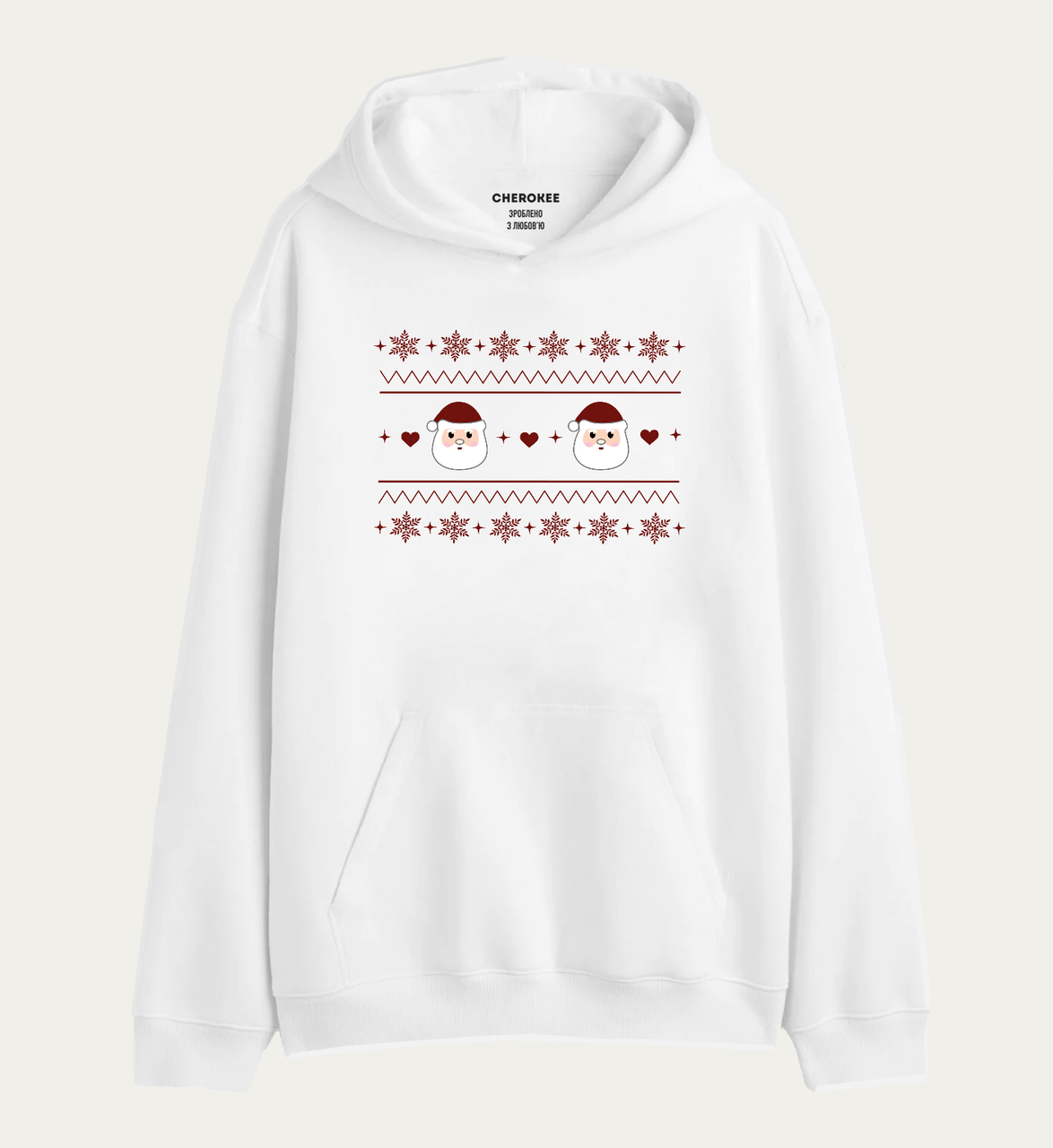 Толстовка з принтом "Ho-ho-ho"