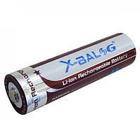 Литиевый аккумулятор 18650 X-Balog 8800mAh 4.2V Li-ion литиевая аккумуляторная батарейка OM-751 для фонариков