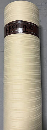 Страйп-сатин однотонний бежевий мультисмужка 100% бавовна, щільна тканина 220 см для постільної білизни, у рулоні 50 м, фото 3