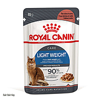 Влажный корм для котов склонных к полноте Royal Canin (Роял Канин) Light Weight Care кусочки в соусе 85 г