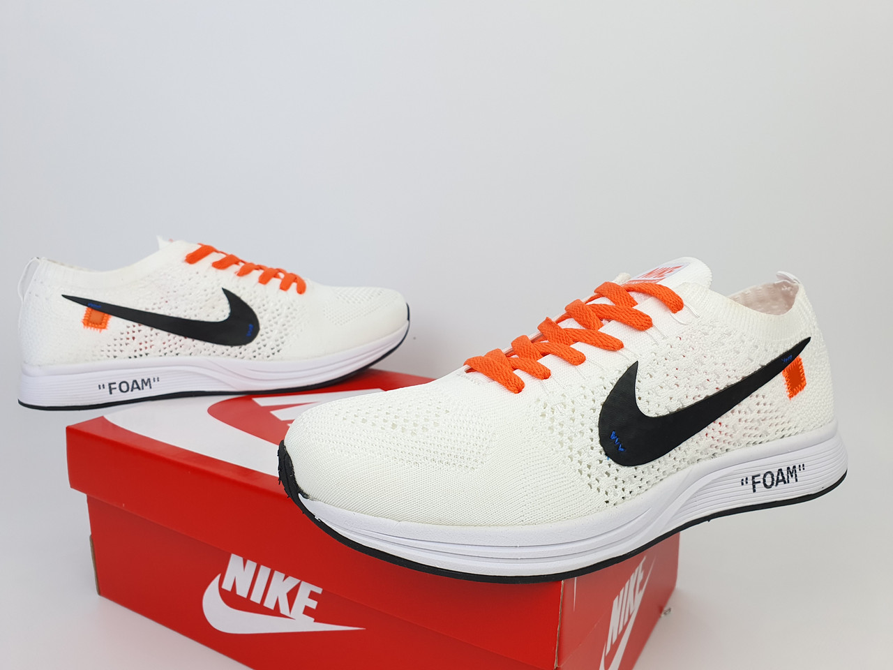 Off white x nike flyknit cheap racer