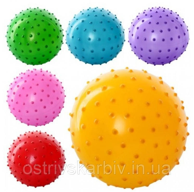 М'яч масажний 4" маленький гумовий, MS0022/C40279, для дітей від 3 років, Павунок мала