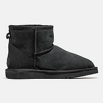 Зимові Черевики UGG Classic Mini Black / Уггі Класик Міні Чорні, фото 2