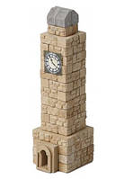 Конструктор керамический Башня с часами из мини кирпичиков, 80 деталей, 70712, для детей от 5 лет