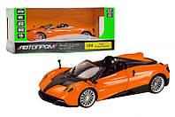 Машина металлическая "Автопром", 68264B(B), 1:24 Pagani Huayra Roadster, на батарейках, свет, звук, от