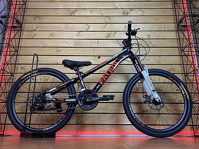 Велосипед підлітковий спортивний гірський 24" Corso Patrol PL-24900 чорно-червоний на зріст 120-135 см