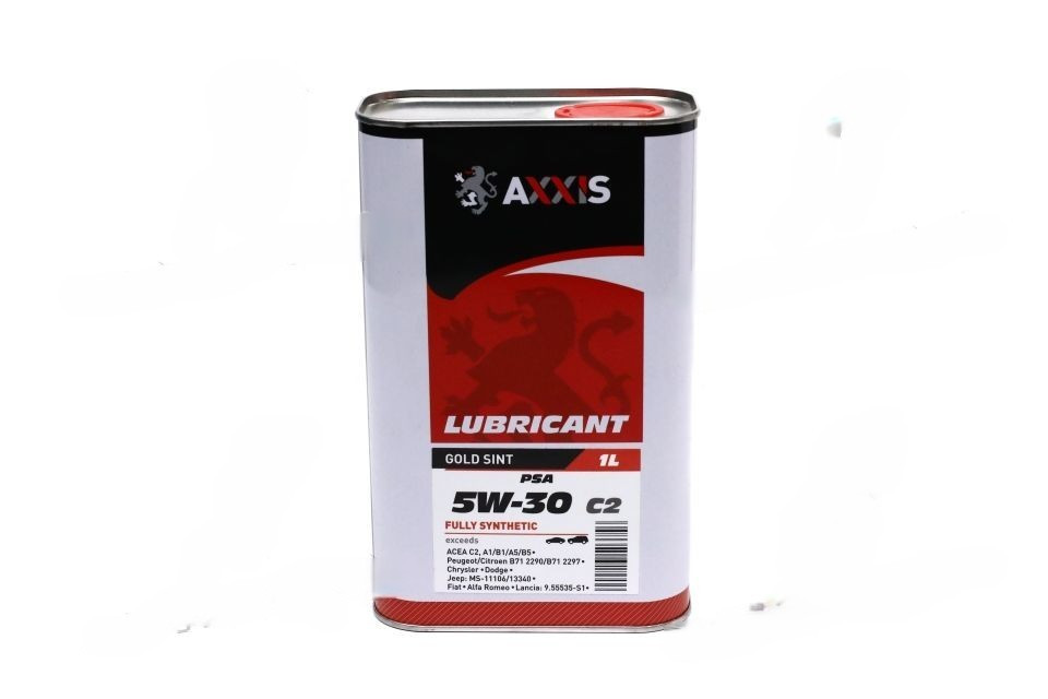 Масло моторн. AXXIS 5W-30 С2 PSA Gold Sint (Канистра 1л) 021350375, фото 1