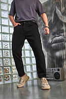Мужские классические джинсы черныее удобные повседневные свободные джинсы хорошего качества LOV 33