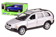 Машина металлическая 39884CW "WELLY "1:32 VOLVO XC90, открыв. двери, 2 цвета, в кор.18*8*8 см