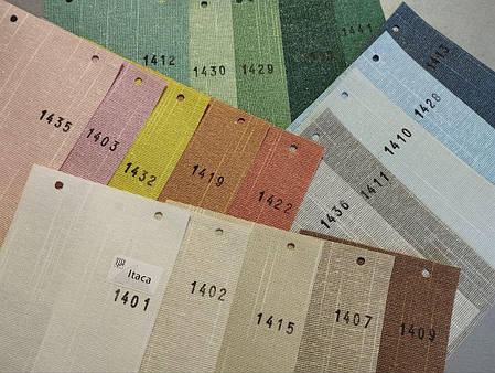 Вертикальні жалюзі Itaca 127мм тканина, фото 1