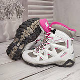 Дитячі підліткові зимові термо черевики на мембрані на дівчинку B>ermo білі розмір 36, фото 2