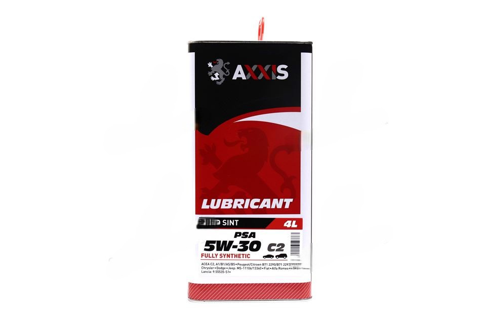 Масло моторн. AXXIS 5W-30 С2 PSA Gold Sint (Канистра 4л) 021350376, фото 1