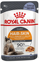 Влажный корм для кошек поддержания красоты шерсти Royal Canin (Роял Канин) Intense Beauty кусочки в желе 85 г