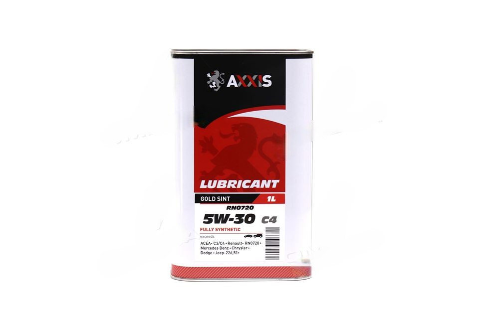 Масло моторн. AXXIS 5W-30 С4 RN0720 Gold Sint (Канистра 1л) 021350377