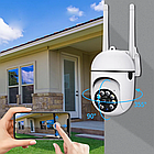 Вулична IP камера відеоспостереження Wi-Fi, 3Мп, 3120SZ / Поворотна камера зовнішнього відеоспостереження, фото 2