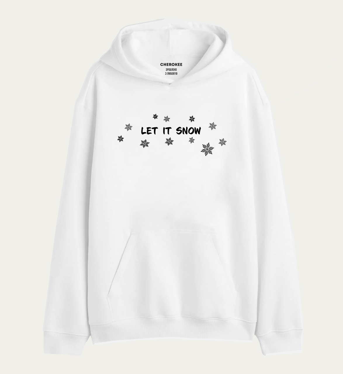Толстовка на подарунок "LET IT SNOW"
