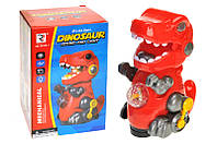 Игрушка Динозаврик музыкальный, со светом, на батарейках, в коробке ZR148-1 р.21,5*14,3*14,3см