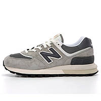 Мужские / женские кроссовки New Balance 574 Legacy Grey Black, серые кроссовки нью беленс 574 NB 574 легаси