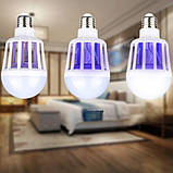 Засіб /Лампочка/ від комарів, москітів, Знищувач комах Zapp Light LED Lamp, Антимоскітна лампа, фото 10