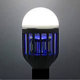 Засіб /Лампочка/ від комарів, москітів, Знищувач комах Zapp Light LED Lamp, Антимоскітна лампа, фото 3