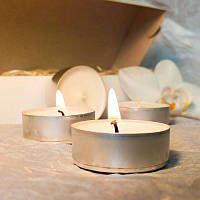 Набір чайних свічок 10шт, свічки таблетки для аромалампи 18х7х1 см