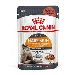 Вологий корм для котів для підтримки краси вовни Royal Canin (Роял Канін) Intense Beauty шматочки в соусі 85 г