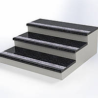 Сходи з лабрадориту з однією термополосою 1000×300×20