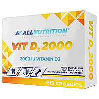 Витамин Д3, Vitamin D3 2000 50mcg Allnutrition 60 капсул